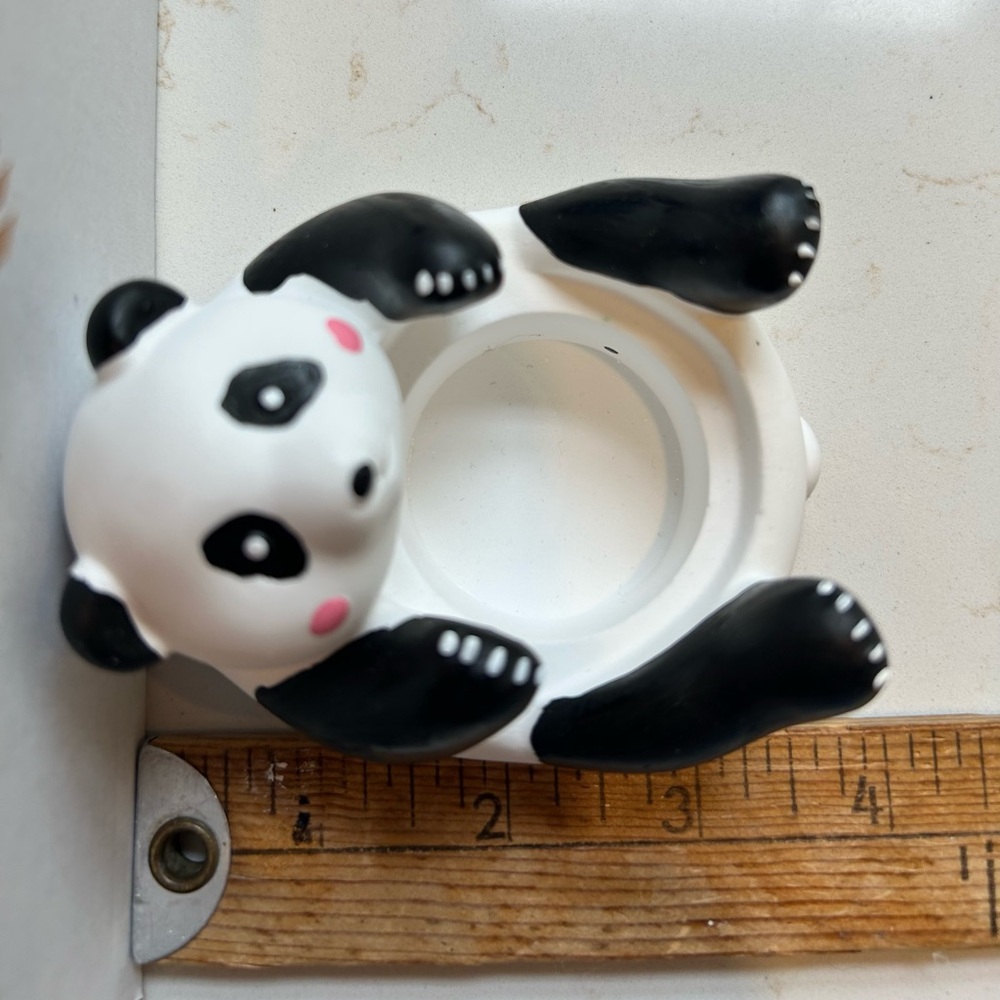 Lovely Panda candleholder and candle gift set. NWOT - Picture 8 of 11